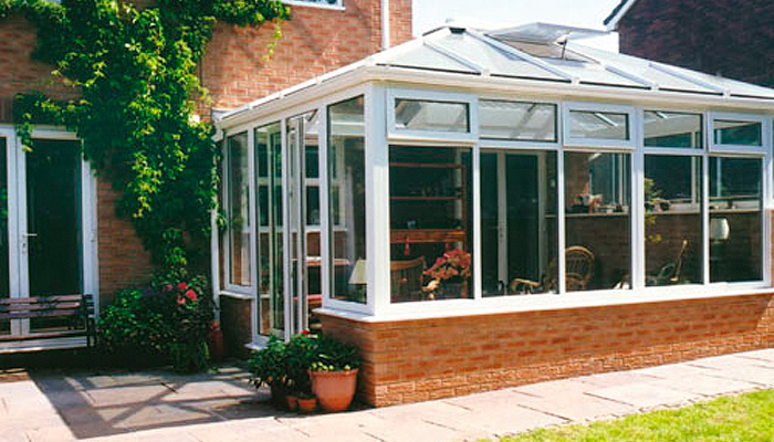 Exterior shot of conservatory
